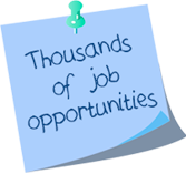 Thousands of Job Opportunities